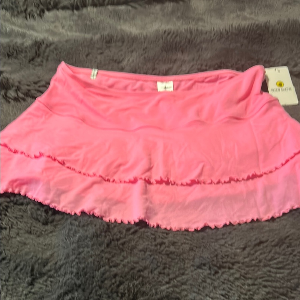 Body Glove Pink Ruffled Mini Sarong